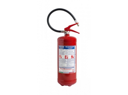 Estintore kg 6 Polvere - Codice 21063-50 - 34A 233BC - UNI EN 3-7