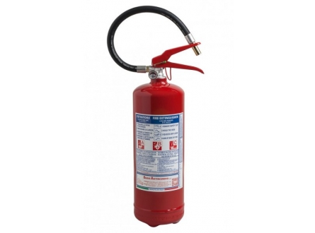 Estintore 4 Kg Polvere - 21 A 183 B C - EN 3-7 - Codice 21042-1