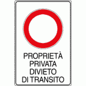 Divieto di transito